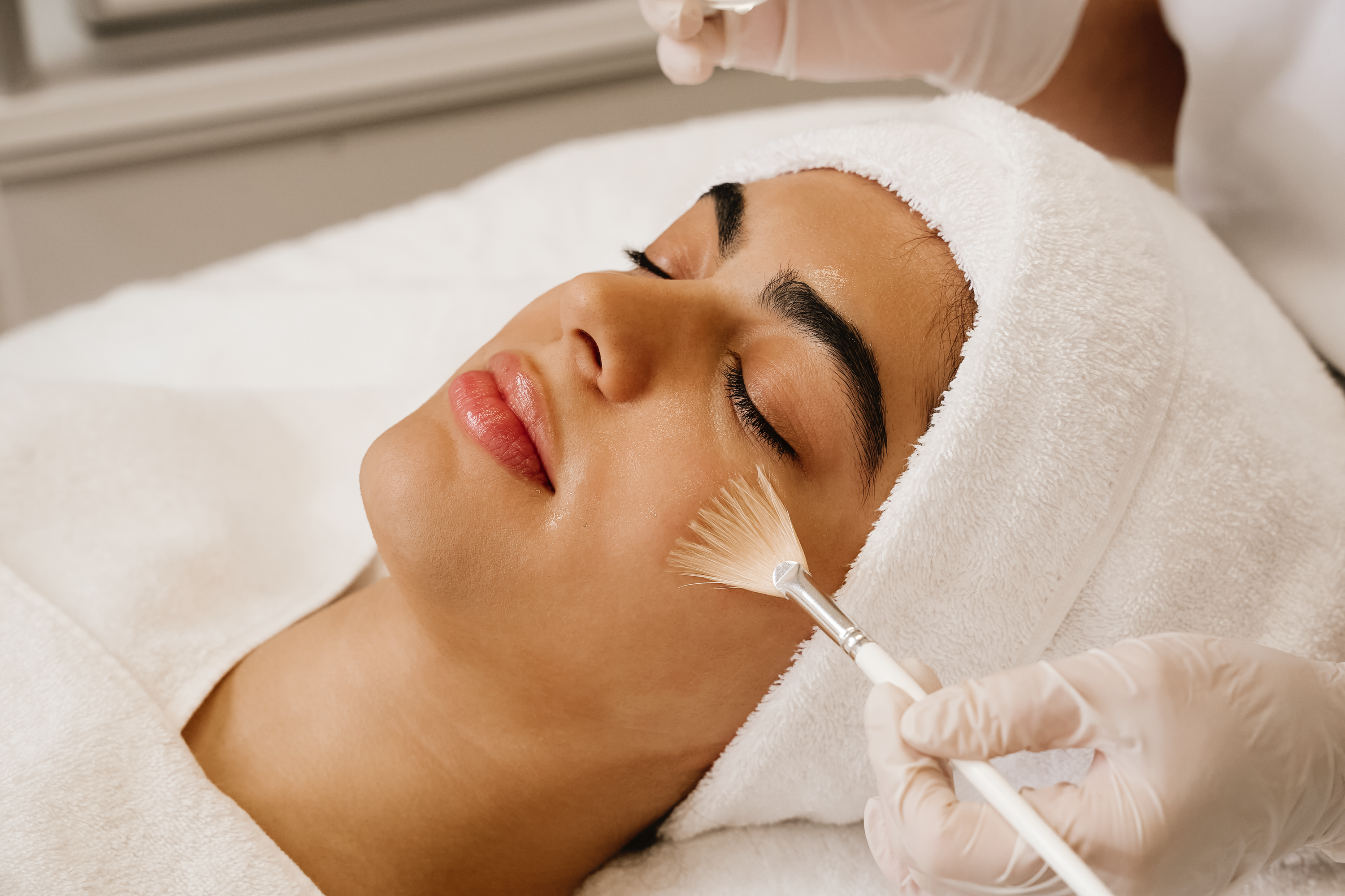 Regenerationsphase der Haut nach dem Peeling